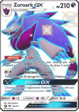 Zoroark GX SLG-77a Promo Near Mint Deutsch