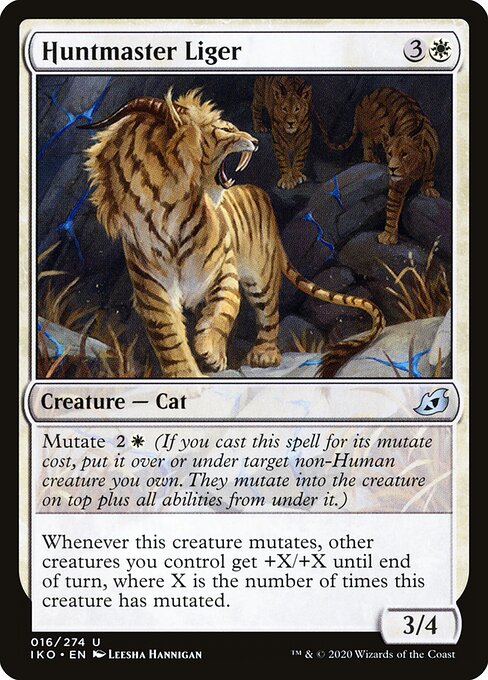 Huntmaster Liger IKO-16 Uncommon Near Mint Englisch