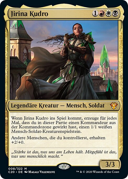 Jirina Kudro (V.1) C20-8 Mythic Near Mint Deutsch Foil