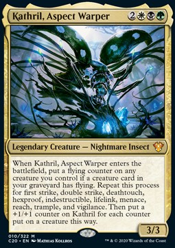 Kathril, Aspect Warper C20-10 Mythic Excellent Englisch Foil