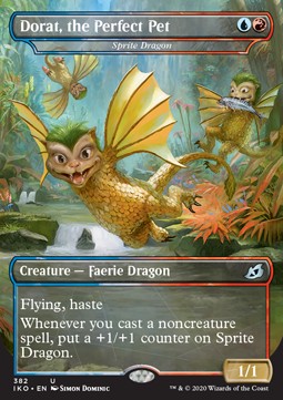 Sprite Dragon XIKO-382 Uncommon Near Mint Englisch Foil