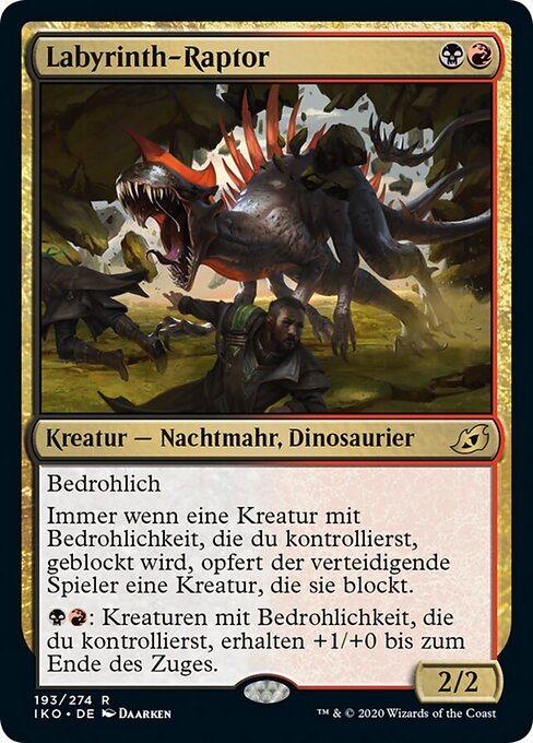 Labyrinth-Raptor IKO-193 Rare Excellent Deutsch
