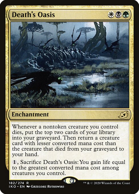 Death's Oasis IKO-182 Rare Near Mint Englisch