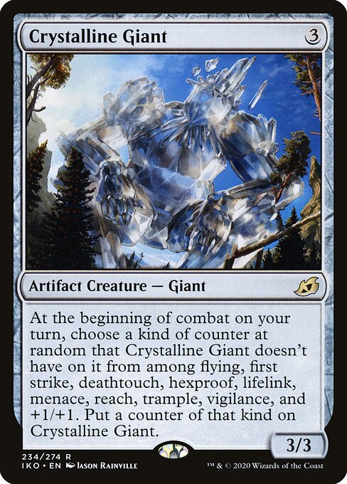 Crystalline Giant IKO-234 Rare Excellent Englisch Foil