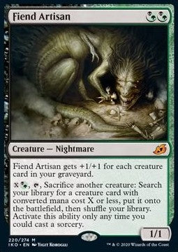 Fiend Artisan IKO-220 Mythic Near Mint Japanisch