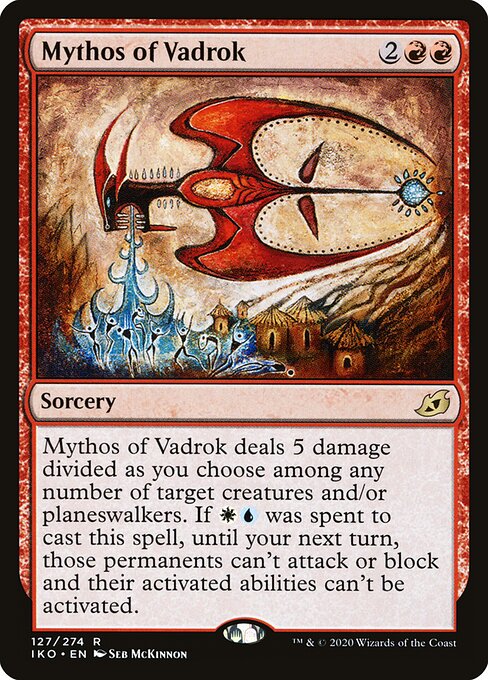 Mythos von Vadrok IKO-127 Rare Near Mint Englisch Foil