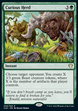 Neugierige Herde C20-59 Rare Near Mint Deutsch