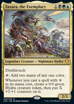 Zaxara, mahnendes Exemplar C20-20 Mythic Excellent Deutsch Foil
