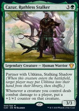 Cazur, skrupelloser Jäger C20-5 Mythic Near Mint Englisch Foil