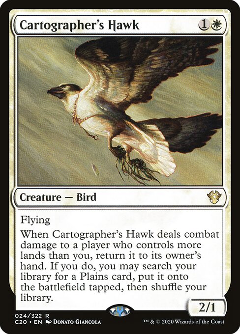Cartographer's Hawk C20-24 Rare Near Mint Englisch