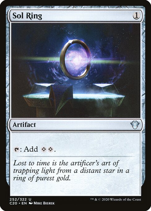 Sol Ring C20-252 Uncommon Near Mint Englisch