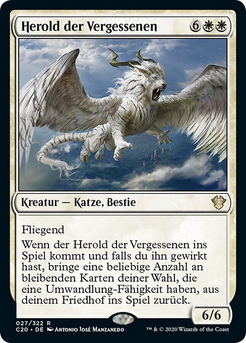 Herold der Vergessenen C20-27 Rare Near Mint Deutsch