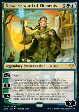 Nissa, Hüterin der Elemente C20-224 Mythic Excellent Englisch