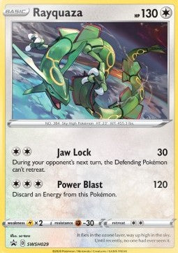 Rayquaza SWSH-029 Promo Good Deutsch