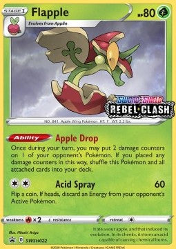 Flapple SWSH-022 Promo Near Mint Englisch