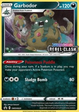Garbodor SWSH-025 Promo Near Mint Englisch