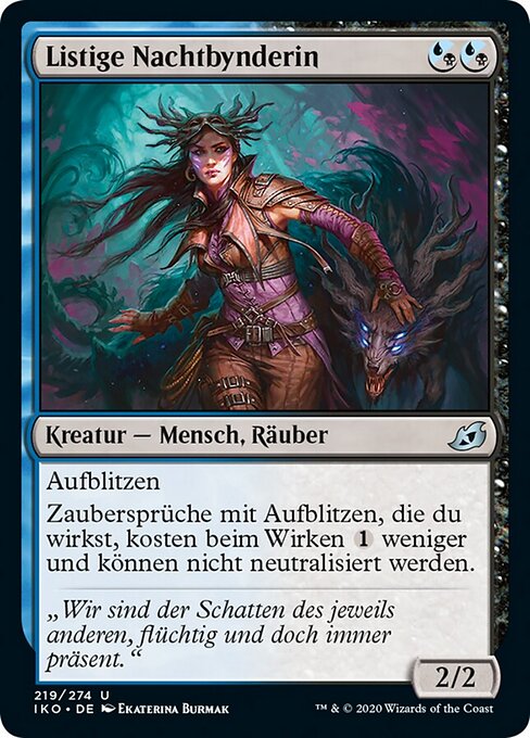 Listige Nachtbynderin IKO-219 Uncommon Near Mint Deutsch