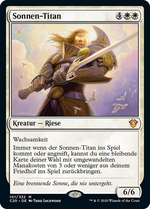 Sonnen-Titan C20-101 Mythic Excellent Deutsch