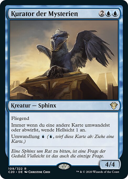 Kurator der Mysterien C20-109 Rare Near Mint Deutsch