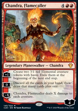 Chandra die Flammenruferin C20-145 Mythic Excellent Englisch