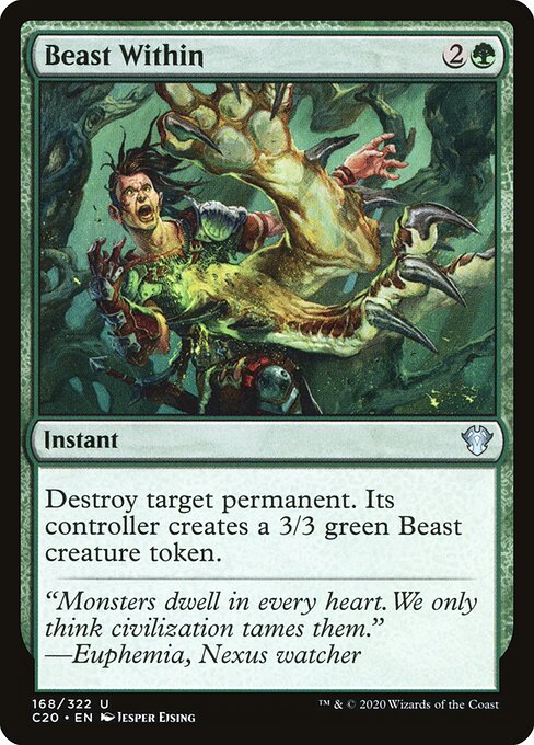 Beast Within C20-168 Uncommon Excellent Englisch