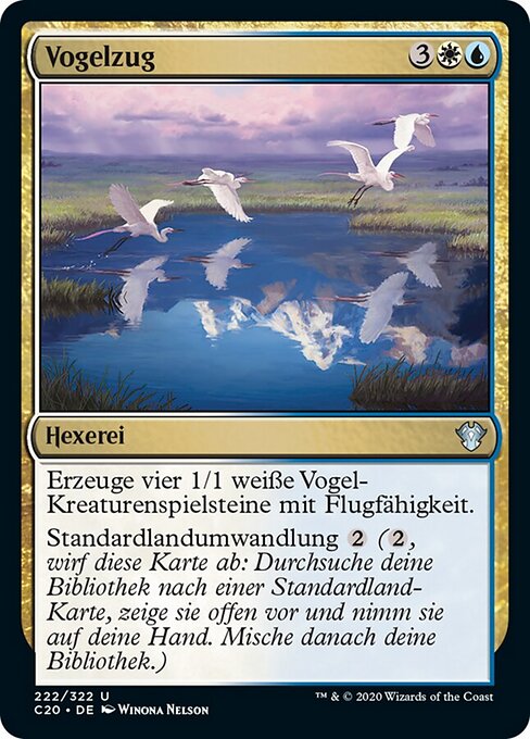 Vogelzug C20-222 Uncommon Excellent Deutsch