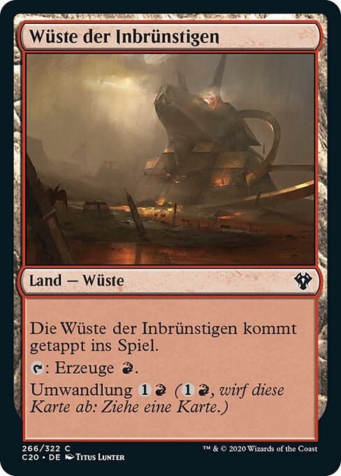 Wüste der Inbrünstigen C20-266 Common Excellent Deutsch