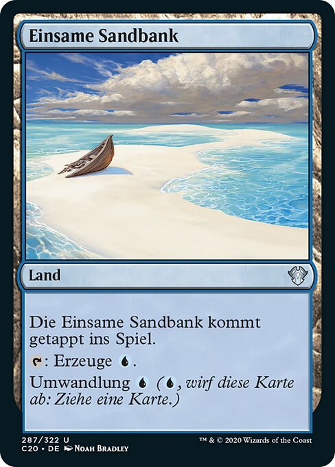 Einsame Sandbank C20-287 Uncommon Near Mint Deutsch