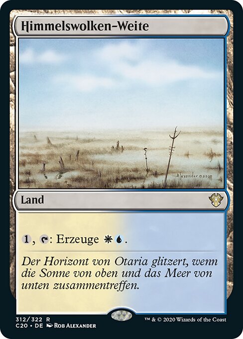 Himmelswolken-Weite C20-312 Rare Near Mint Deutsch