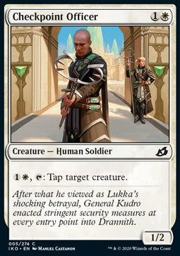 Offizier des Kontrollpunkts IKO-5 Common Near Mint Englisch Foil