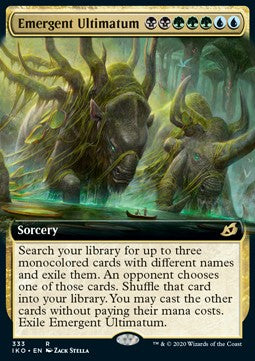 Aufkeimendes Ultimatum XIKO-333 Rare Near Mint Englisch Foil