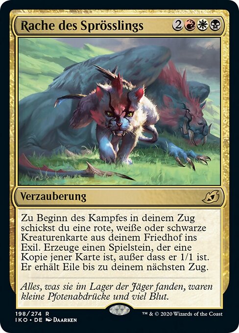 Rache des Sprösslings IKO-198 Rare Excellent Deutsch