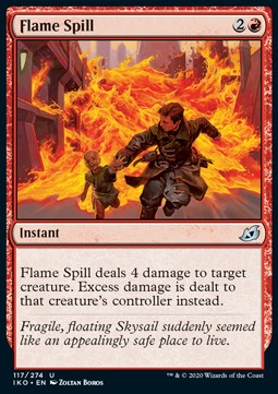 Flammenflut IKO-117 Uncommon Excellent Englisch Foil