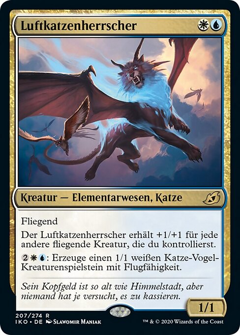 Luftkatzenherrscher IKO-207 Rare Excellent Deutsch Foil