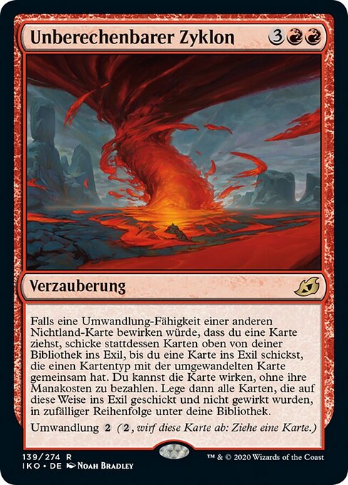 Unberechenbarer Zyklon IKO-139 Rare Near Mint Deutsch