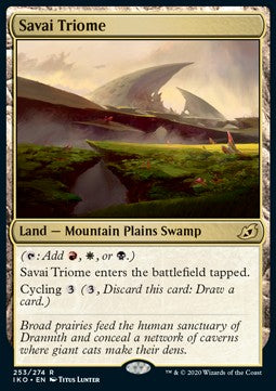Savai-Triom IKO-253 Rare Played Japanese Foil