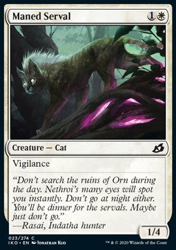 Mähnenserval IKO-23 Common Near Mint Englisch Foil
