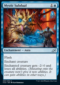 Mystische Bändigung IKO-57 Uncommon Near Mint Deutsch Foil