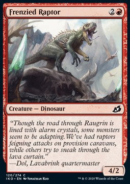 Tobsüchtiger Raptor IKO-120 Common Near Mint Englisch Foil