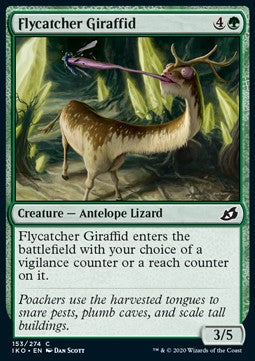 Fliegenfänger-Giraffid IKO-153 Common Near Mint Deutsch Foil
