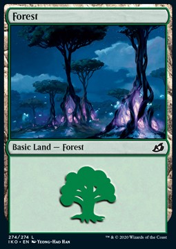 Wald (V.3) IKO-274 Land Near Mint Deutsch Foil