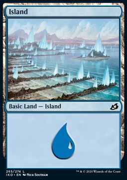 Insel (V.3) IKO-265 Land Near Mint Deutsch Foil