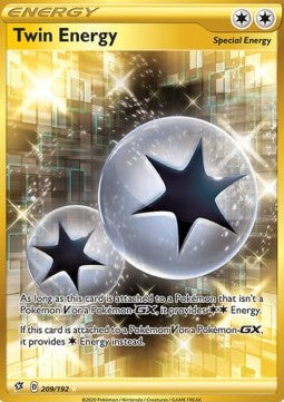 Zwillings-Energie RCL-209 Secret Rare Excellent Deutsch