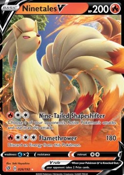 Ninetales V RCL-26 Ultra Rare Excellent Englisch