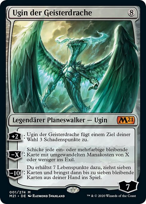Ugin der Geisterdrache M21-1 Mythic Excellent Deutsch
