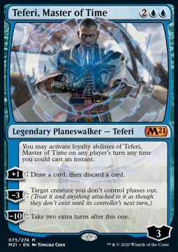Teferi, Herr über die Zeit M21-75 Mythic Excellent Englisch Foil