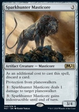 Sparkhunter Masticore M21-240 Rare Near Mint Englisch