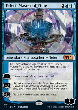 Teferi, Herr über die Zeit (V.2) XM21-276 Mythic Excellent Englisch Foil