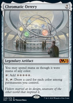 Chromatisches Orrery M21-228 Mythic Excellent Englisch Foil