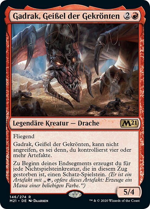 Gadrak, Geißel der Gekrönten M21-146 Rare Near Mint Deutsch